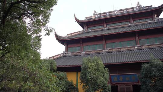 杭州千年古刹灵隐寺古建筑