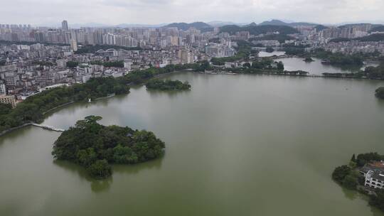 惠州西湖风景区航拍