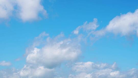 天空白云延时小清新唯美蓝天晴天云朵飘动