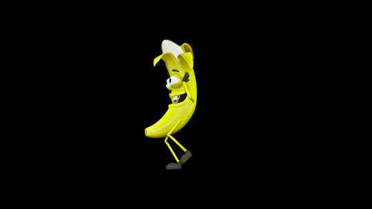 香蕉滑稽舞蹈嘻哈视频素材模板下载