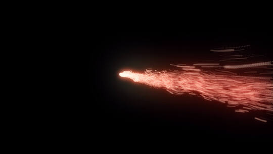 4k火球快速穿过有火花流过特效 (6)视频素材模板下载