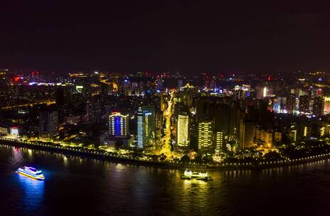 湖北宜昌航拍延时 夜景延时 延时