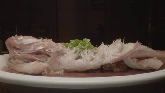 年夜饭鱼-东星斑鱼美食多角度拍摄