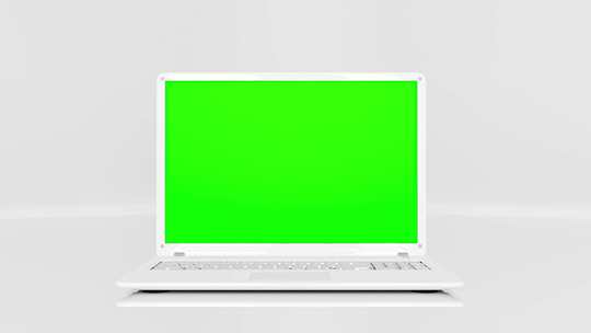 绿幕电脑三维动画展示视频素材模板下载