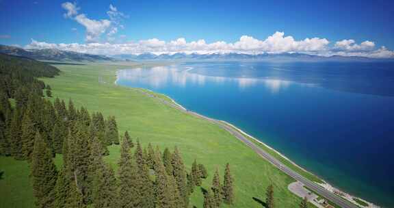 新疆赛里木湖美景