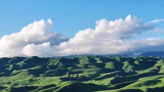 新疆伊犁唐布拉百里画廊大草原