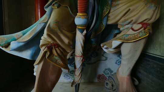 少林寺哼哈二将神像