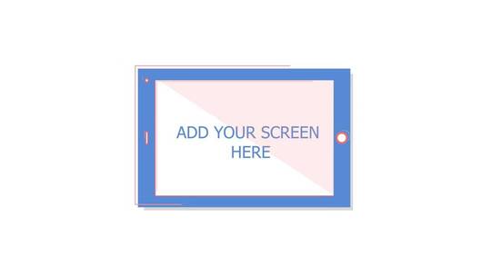 现代时尚色彩标志动画标题开场AE模版