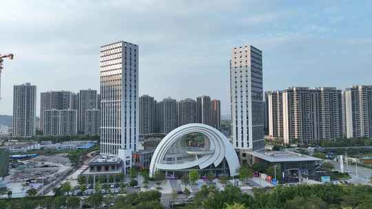 江门中国铁建城航拍湾区之眼儿童乐园