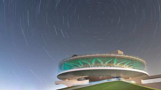 黑川纪章广场 星轨 4K