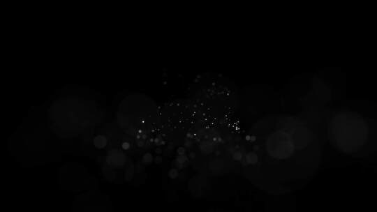 黑色背景粒子特效