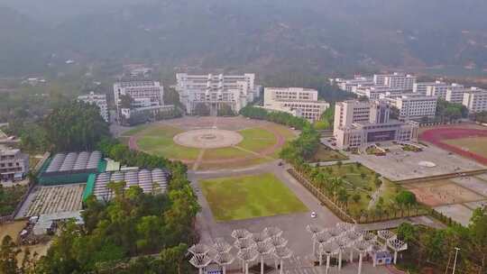 航拍揭阳学院 大学校园航拍