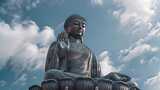 古佛像禅意冥想视频素材高清在线视频素材下载