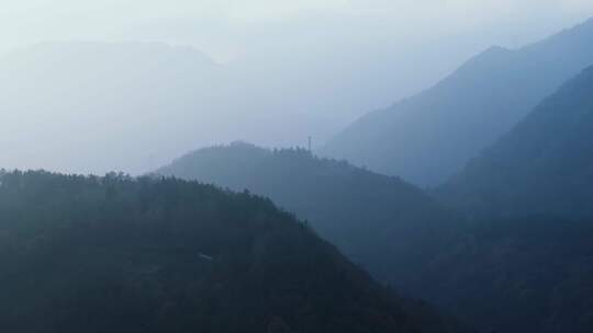 航拍山川山峰山脉山林云雾视频合集