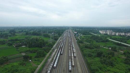 中国铁路 铁路运输 油罐列车 彭州油库