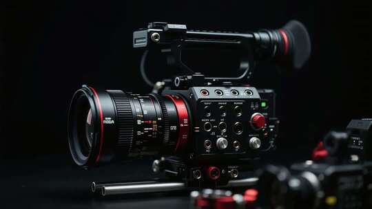 专业电影拍摄相机特写