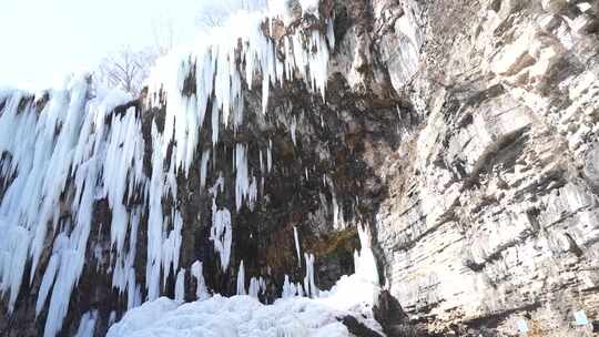 冰瀑 瀑布 沕沕水景区冰瀑 景点