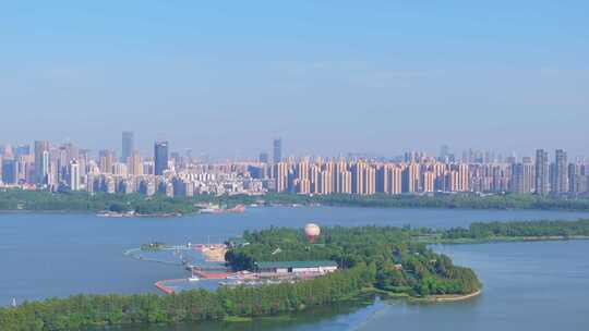 武汉东湖风景区夏季风光