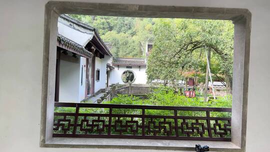4k 杭州江南园林生态环境街景