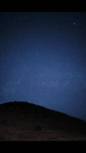 银河天龙座星空天文自然风光竖屏延时视频
