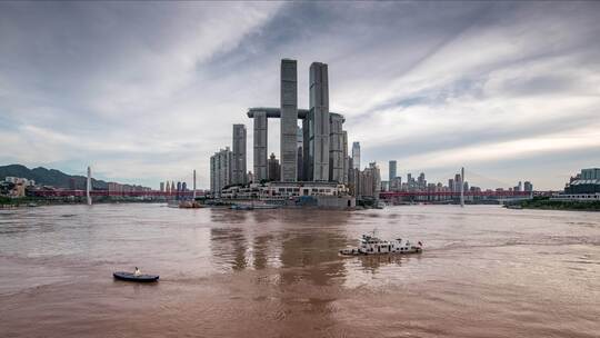 重庆来福士城市风景