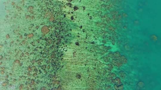 海南省三亚市西岛蔚蓝海洋自然风景航拍合集