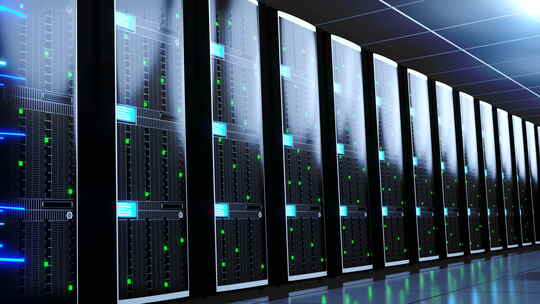 现代科技大数据机房中央数据库视频素材模板下载