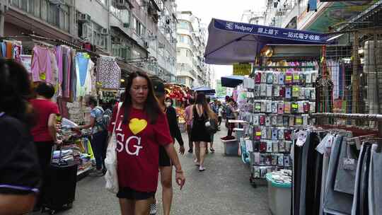 香港庙街地摊