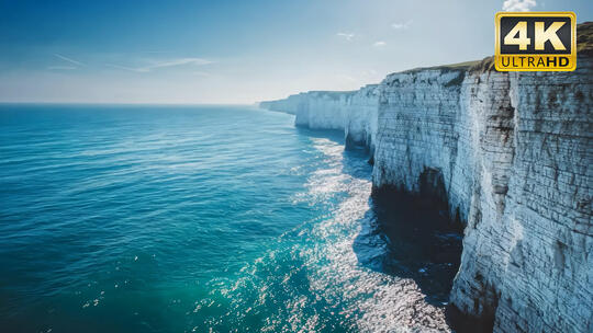 英吉利海峡国外旅游风景大自然视频素材4