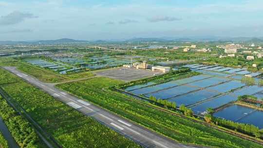 4k航拍珠海莲洲通用航空机库小飞机