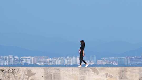 海南三亚西岛游客