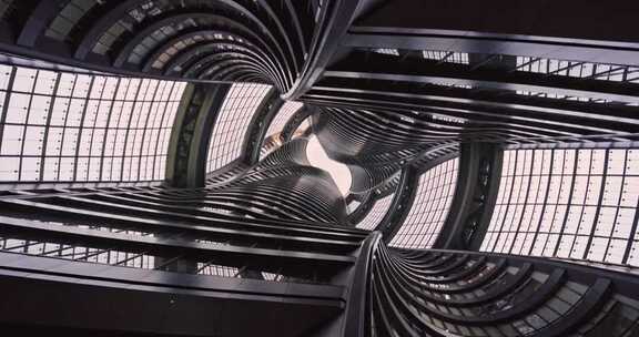 建筑抽象艺术玻璃幕墙幕墙玻璃