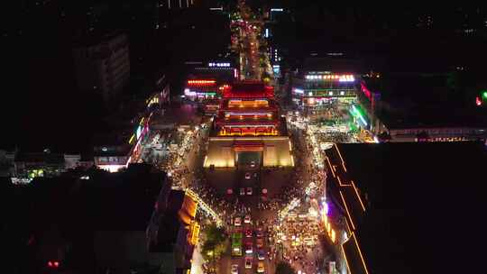 4K开封鼓楼夜景