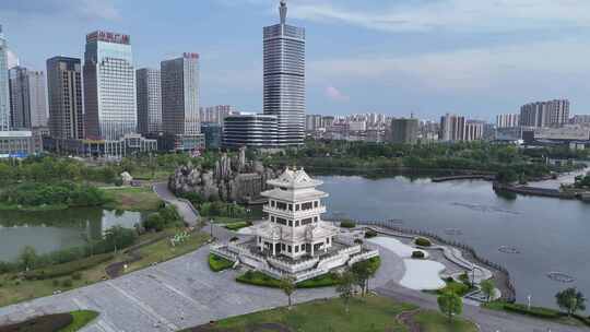 合集江西抚州城市风光交通建筑航拍