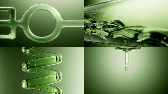 医疗试管仪器美妆成分广告实验室细胞成分高清在线视频素材下载