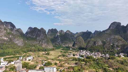 桂林山水甲天下桂林风光航拍