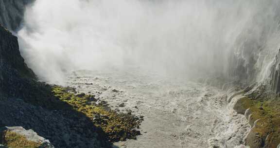 Dettifoss，瀑布，冰岛，喷雾