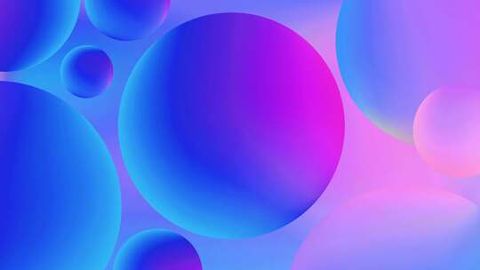 彩色渐变球体背景素材