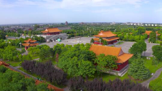 西安终南山楼观台视频素材模板下载