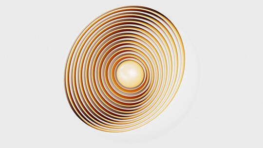 抽象螺旋的球体背景动画3D渲染