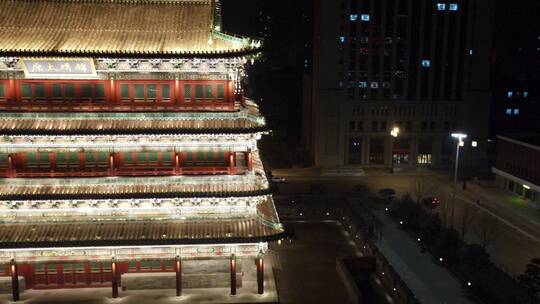 首义门近景横推夜景