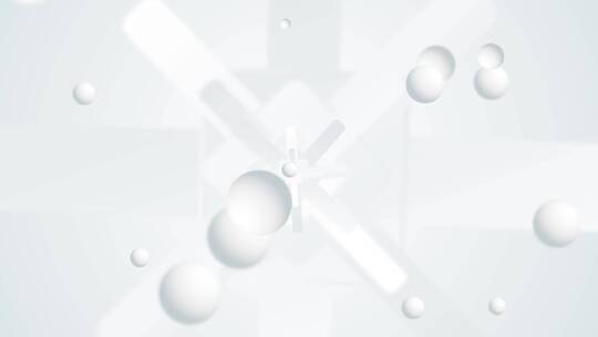 艺术抽象   唯美简约白色小球浮动背景