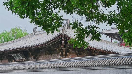 天津蓟县独乐寺观音阁寺庙木构古建筑