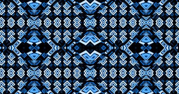   4K时尚水蓝色方块几何秀场背景