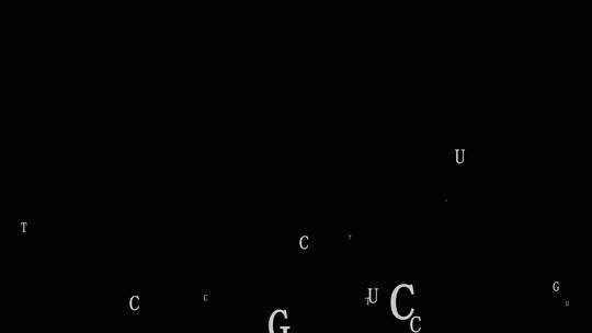 化学生物碱基粒子上升动画带通道