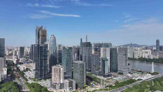 广州琶洲CBD大景航拍