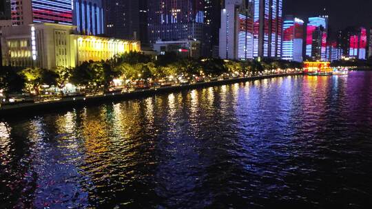 珠江夜景华夏大酒店_8K