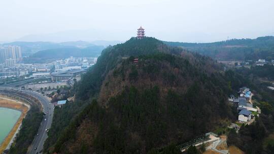 苍溪县城市风光与交通