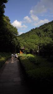 杭州飞来峰永福寺禅院风景