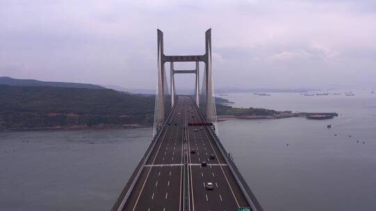 福州平潭海峡公铁大桥视频素材模板下载
